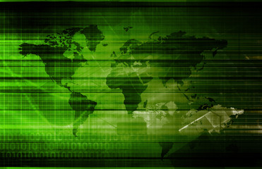 Obraz premium Global Strategy