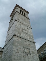 The tower of the Parish church of St Mary of Snow in Cres