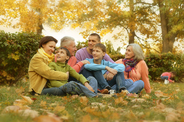 Fototapeta premium walk a large family
