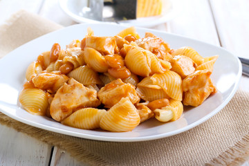 Pasta with chicken