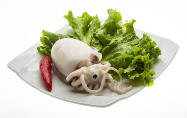 Boiled cuttlefish
