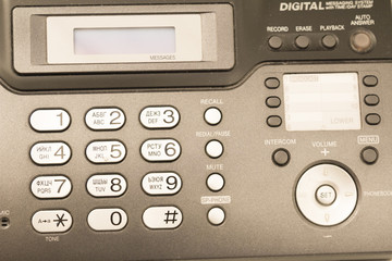 Telephone and fax.