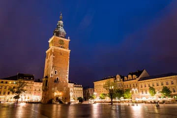 Foto auf Acrylglas Rathausturm in Krakau © cameris