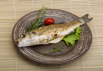 Grilled seabass