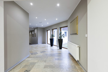 Corridor in luxury hotel 