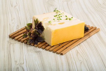 Cheese maasdam