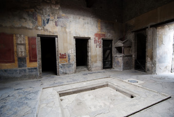 Fototapeta na wymiar Pompeii house