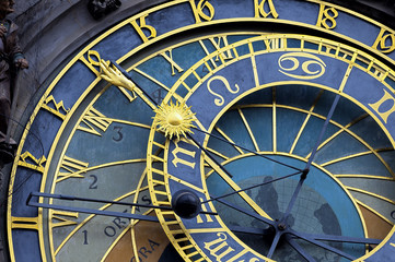 Naklejka premium Astronomical clock in Prague
