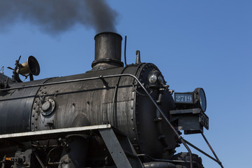 Obraz na płótnie Canvas Steam Engine Closeup