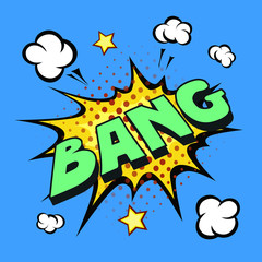 bang comic explosion