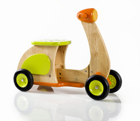 wooden toy scooter