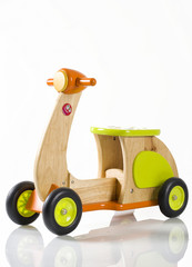 wooden toy scooter