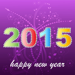 2015 year greeting card design