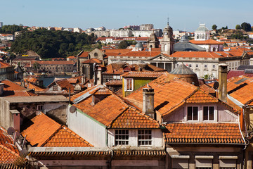 The roofs of Porto, Portugal.