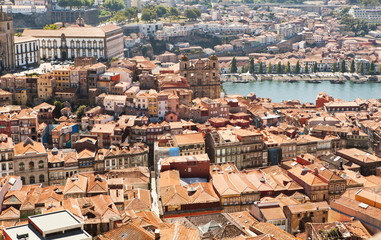 The roofs of Porto, Portugal.