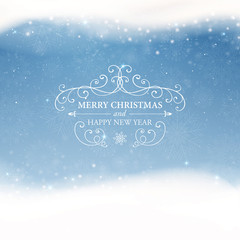 Vector Illustration of a Christmas Greeting Card