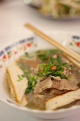 Asian rice noodle recipe.