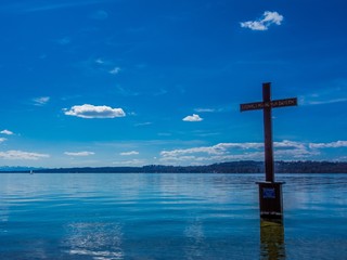 Wahrzeichen und Gedenkkreuz f&uuml;r K&ouml;nig Ludwig II.