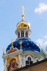 Fototapeta na wymiar orthodox Annunciation church in Pechory