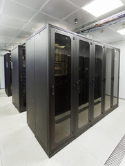 racks in the data center