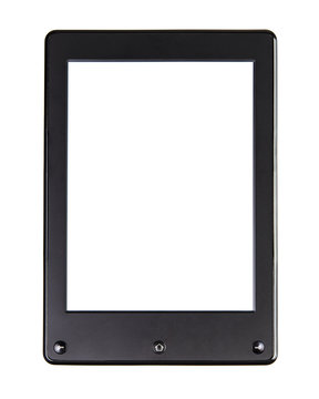 Portable e-book reader for book and screen. You may add your own