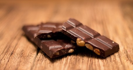 Pieces of chocolate