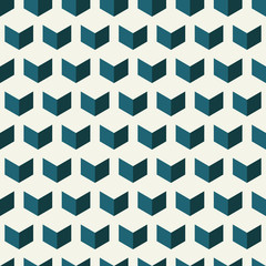 A seamless vector pattern of chevron shapes