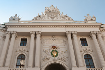Fototapeta na wymiar Hofburg zu Wien