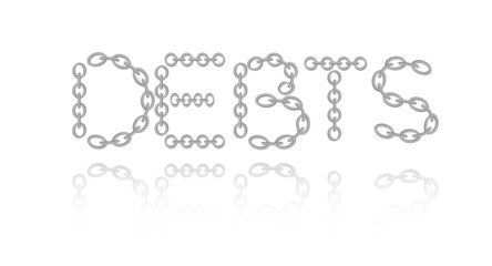 text debts created from chain