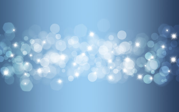 Hintergrund abstrakt blau Sterne Licht Wallpaper