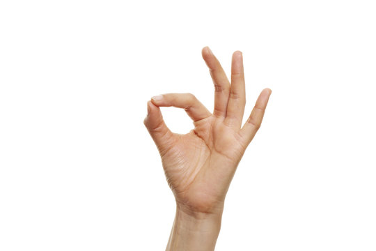 Handzeichen Perfekt