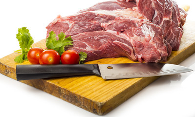Carne fresca para estofado
