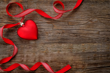 Valentine's day background with hearts