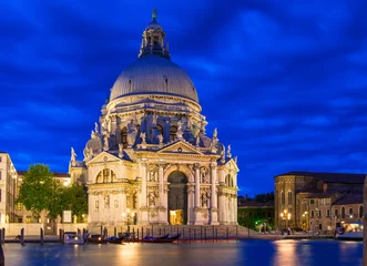 Fototapeten Canal Grande und Basilika Santa Maria della Salute, Venedig © Ekaterina Belova