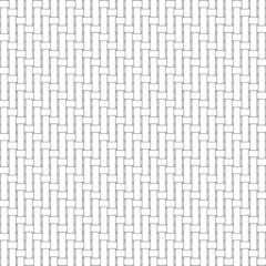 Black and white geometric seamless pattern with weave style.