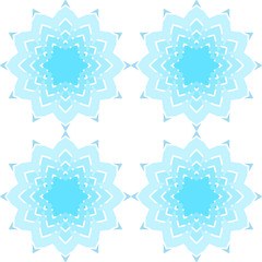 seamless snowflake pattern