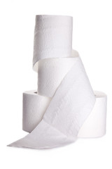 four rolls of toilet paper