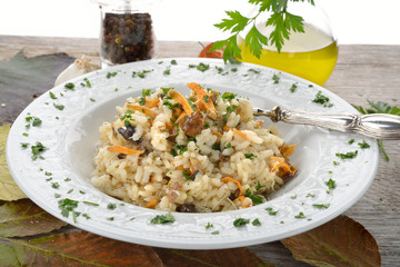 risotto ai funghi orizzontale