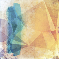 Abstract grunge geometric background
