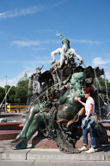 Neptunbrunnen auf dem Alexanderplatz