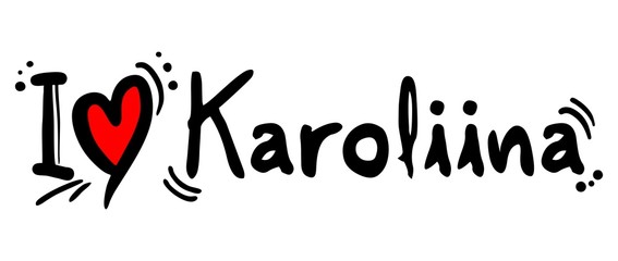 Karoliina love