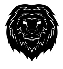 Fototapeta na wymiar Lion Head Tattoo Illustration