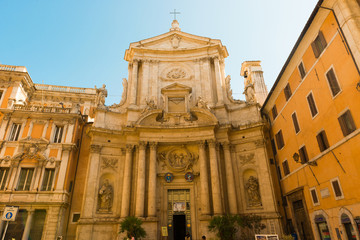 Fototapeta na wymiar Church of San Marcello al Corso in Rome