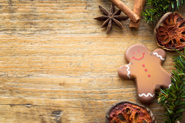 Petit bonhomme au chocolat pour Noël