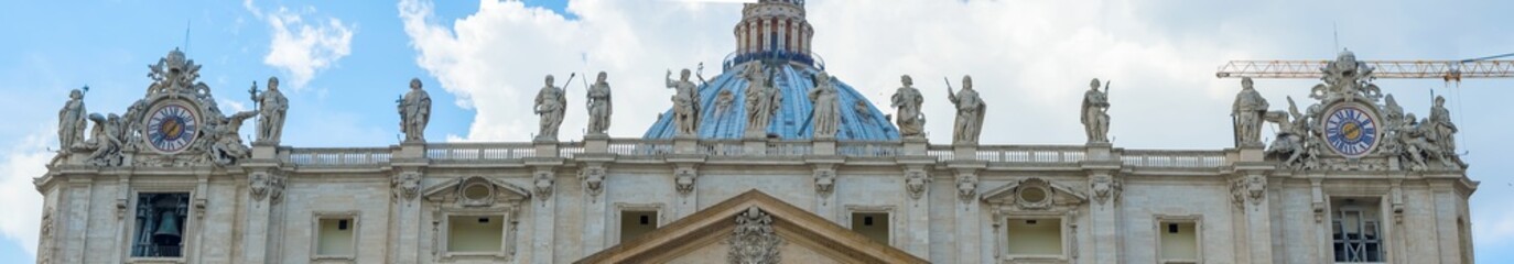 Saint Peter's Basilica in Rome, Italy.