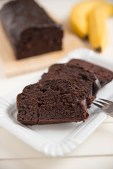 Schokoladen Bananenbrot