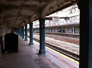 Train station in New York 