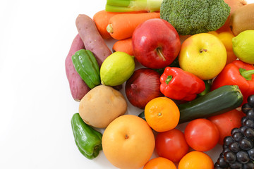 新鮮な野菜と果物