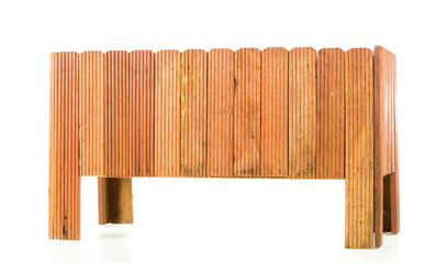 Close up of jardiniere isolate