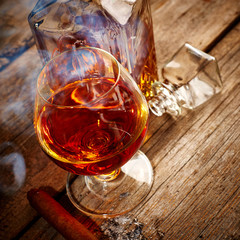 Cognac and cigar